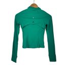 Lululemon  Cropped Define Jacket Nulu in Kelly Green Size 2 Photo 4