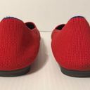 Rothy's Rothy’s red round toe flat shoes women size 8.5 W Photo 4