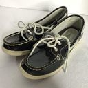 EastLand  Solid Black Womens Rosy Boat Shoes  Lace Up Leather Size 7M Photo 0