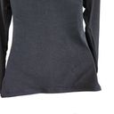 Klassy Network  Peek a boo Long Sleeve Shirt Black Built in Bra Brami Size Medium Photo 5