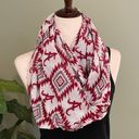 NCAA Alabama Infinity Scarf Gauzy Frayed Hem  College Team Gear Crimson Tide Photo 5