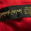 DKNY Vintage Red Linen Pencil Skirt, Size 10 Photo 2