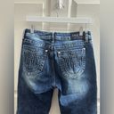 GRACE IN LA 914  mid rise bootcut jeans Size 29 embroidered pockets Cute Jeans Photo 2