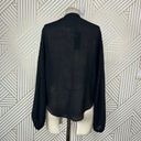 The Range  Vapor Voile Button Down Shirt Black Size US XS Photo 6