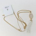 Style & Co  Gold-Tone Seed Bead Tassel Long Pendant Necklace 32" Photo 0