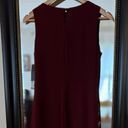 Leslie Fay  Bodycon Sequins Dress NWT Size 6 Burgandy Photo 4