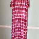 Design History  short sleeved cold shoulder tie dyed spandex dress size L NWT Photo 0