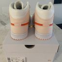 Jordan Air  1 Mid Pink Orange Photo 5