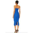 Nookie  Zen Bodycon Ruched Midi Dress Periwinkle Blue Purple Womens Size Medium Photo 2