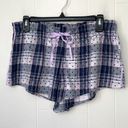 Victoria's Secret Victoria’s Secret NEW Blue Pink Plaid Polka Dot Pajama Lounge Sleep Shorts Sz S Photo 0