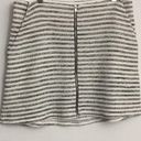 BCBGeneration NWT  Striped Tweed Zip Skirt B & W 10 Photo 2