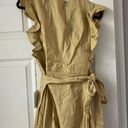 Majorelle Teddy Wrap Dress in Khaki Tan Photo 7