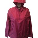 L.L.Bean  1/4 Zip Pullover Rain /Nylon Lightweight Wind Jacket Violet Sz. S Photo 0