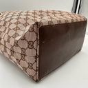 Gucci 
Monogram Medium Bucket Tote Dark Brown Photo 5