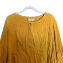 Westbound  Womens Plus Size 2X Yellow Rayon Blouse Ladies Top Photo 1