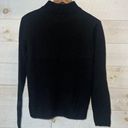 Juicy Couture  Women’s Black Mock Neck Embellished Sweater Size M Photo 2