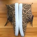 Gap  Womens Cheetah Print Midtop Sneaker Sz 8 Photo 6