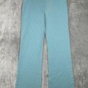 Betabrand  Pants Womens XL Blue Pinstripes Straight Leg Ponte Knit Work Yoga Pant Photo 1