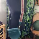 Hunter Ora Delphine  Green Billie Guitar Strap Pebbled Leather Crossbody Bag Photo 1