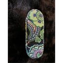 Vera Bradley  Sunglasses Case  Shell Green Blue Purple Paisley Floral Photo 2