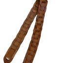 J.Crew  Brown Leather Braided Link Boho Belt With Fringe, Sz M/L Photo 8