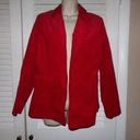 Denim & Co Vintage  red corduroy blazer M Perfect condition Photo 0