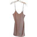 Stillwater  Slip Dress Blush Nude Satin Size Medium Photo 1