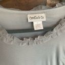 Krass&co Women’s grey detailed blouse by Camille &  Photo 2