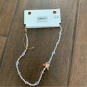 American Eagle  AEO Beaded Butterfly Necklace Brand New Photo 2