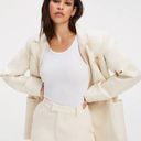 Good American NWT  Unisex Blazer IN Color Bone Size-2 Photo 0