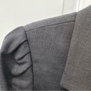 Elizabeth and James  Dark Gray Wool‎ Pleated Career Blazer Size 6 Photo 6