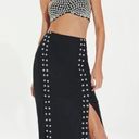 Vix Paula Hermanny  Gwen Rings Crop Top Black L Photo 1