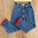 L.L.Bean  Vintage Women's Fleece-lined High Waist Denim Jeans Medium Blue 6 Photo 0