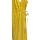 BCBGeneration Strappy Wrap Dress in Yellow XXS Photo 0