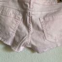 Mango  MNG Pink Denim Cutoff Shorts Photo 4