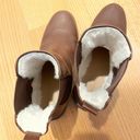 The Loft  Brown Sherpa Lined Chelsea Boots Photo 1