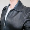 Nine West Vintage 90s  Black Leather Jacket Photo 8