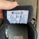 Champion  Super C Court Low Black Canvas Shoes Size US 5.5W 5.5 Wide Sneakers Photo 9