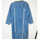 Vintage Blue  J. Denim Coat Womens Sherpa‎ Trimmed Long Length XL Photo 8