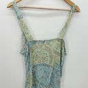 Coolwear USA Tank Top Women Size XL Blue Green Paisley Babydoll Bratz Y2K 90s Photo 1