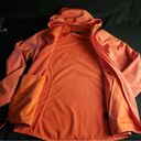 The North Face  Orange Fleece‎ Full Zip Jacket Women’s Large Photo 3