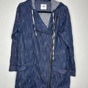 CAbi  Adventure Anorak Jacket Blue Size Medium 100% Cotton Pockets Style 5100 Photo 0