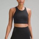 Lululemon  Wunder Train Longline Bra Medium Support in Black Size 6 Photo 0