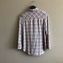 Treasure & Bond NORDSTROM  Long & Lean' Plaid Shirt Photo 4