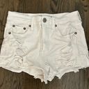 Aeropostale White ripped jean shorts Photo 0