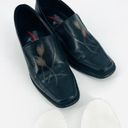 Pikolinos  Black Loafers with Leaf Design Size 5 Photo 11