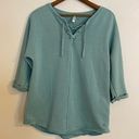 Jag jeans Jag Sea Foam Green Lightweight Pullover Comfy Oversized Lounge Sweatshirt Sz XS Photo 0