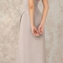 Azazie Cowl Scoop Chiffon Mermaid Dress - Champagne Photo 2