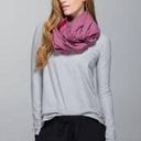 Lululemon  Vinyasa Scarf *Rulu Hyper Stripe Heathered Bordeaux Drama Bumble Berry Photo 0