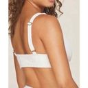 ANDIE  Swim The Belmar‎ Bikini Top Eyelet Design White Size XS Photo 1